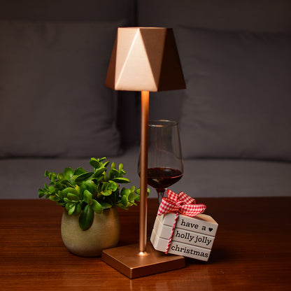 Elegant gold touch lamp
