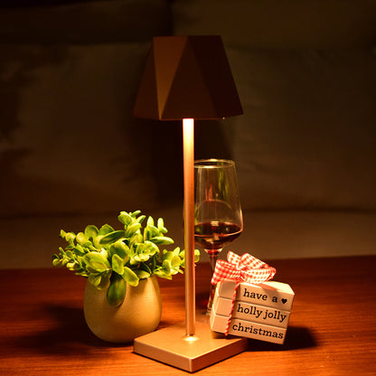 Elegant gold touch lamp