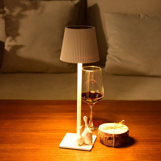White Classy touch lamp