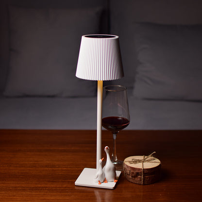 White Classy touch lamp