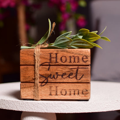 Mini Home Sweet Home Brown