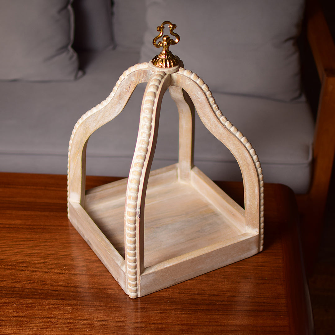 Off White beaded lantern