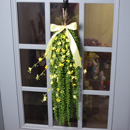 Floral door charm