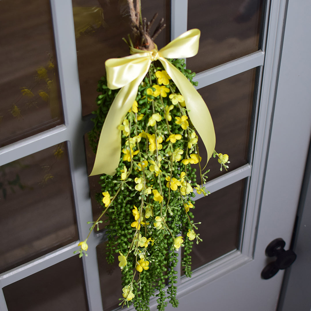Floral door charm