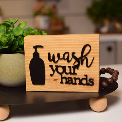 Wash you hands BROWN