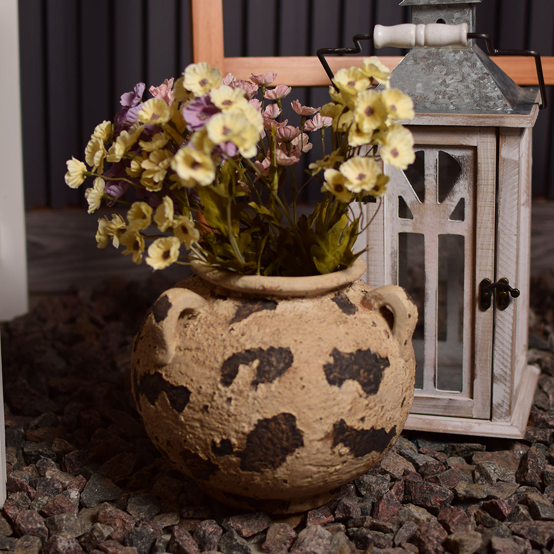 Brown boho vase