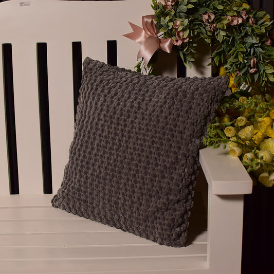 Grey  velour Cushion