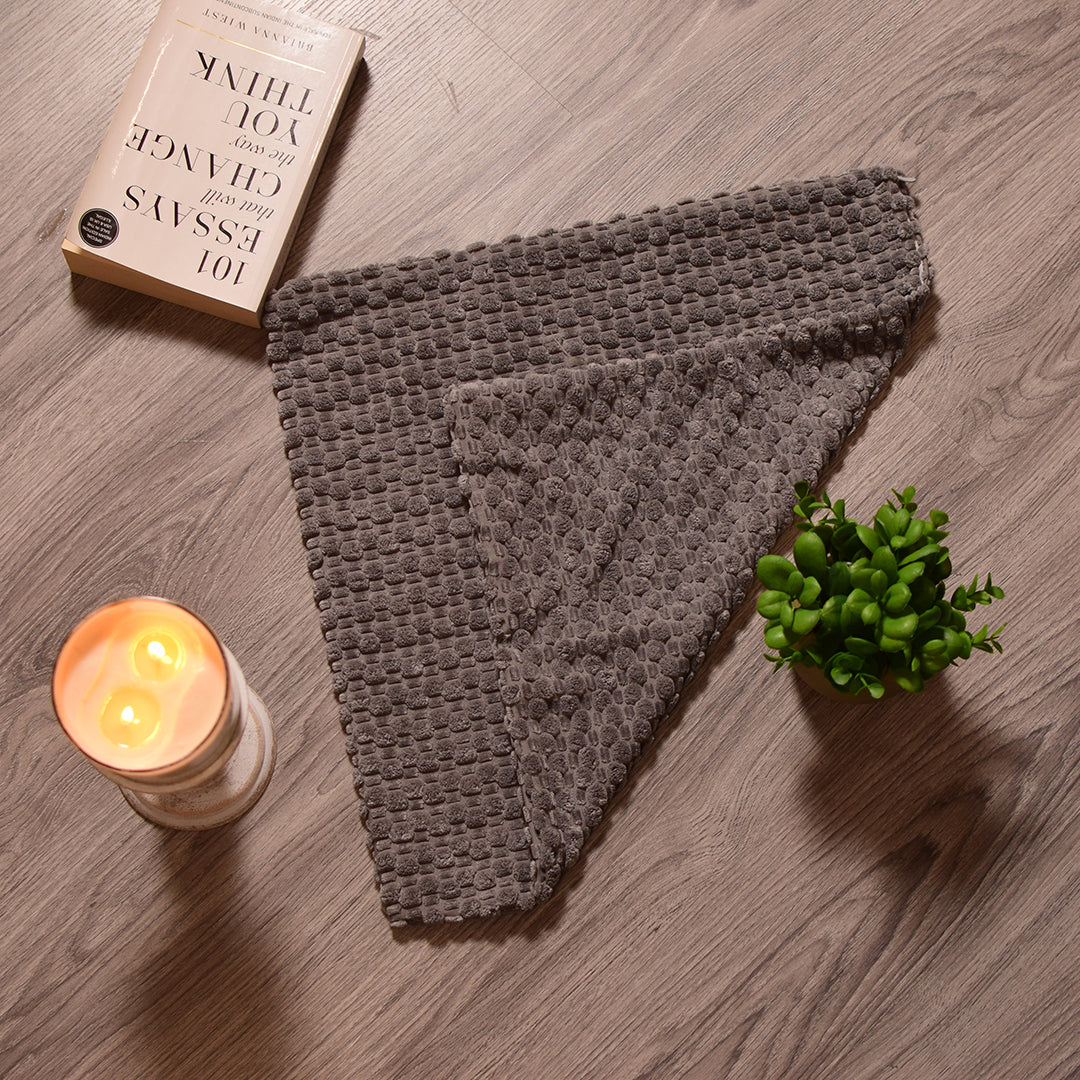 Grey  velour Cushion