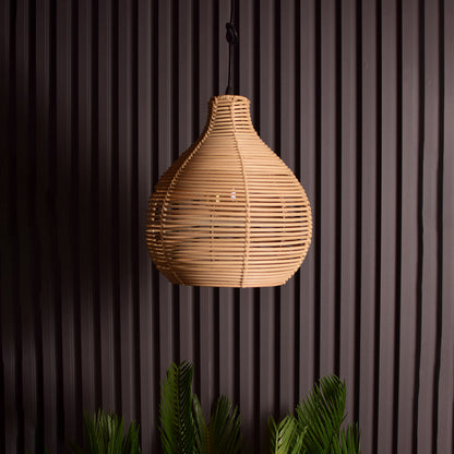 Teardrop Rattan Pendant Lamp