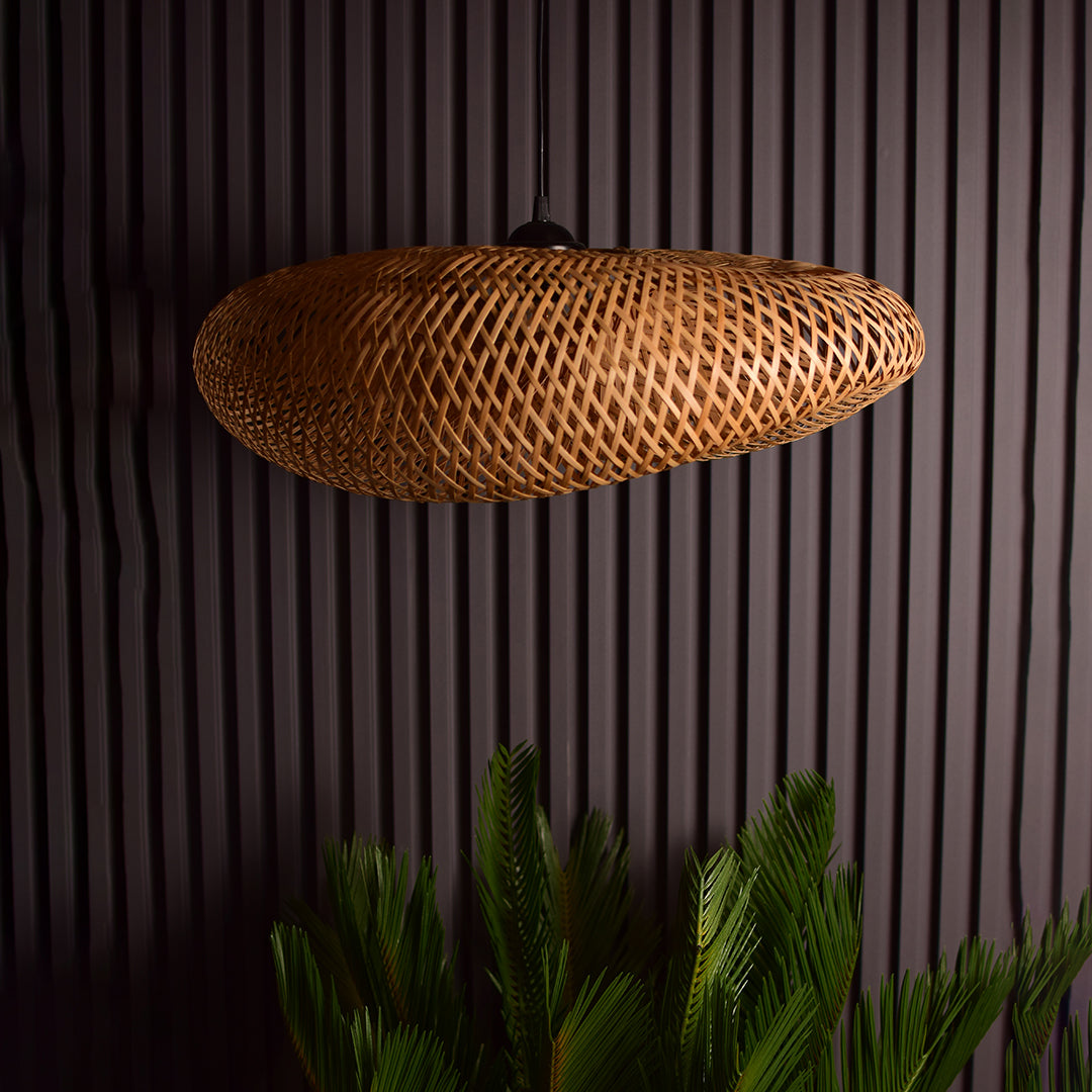 Oval Weave Pendant Lamp