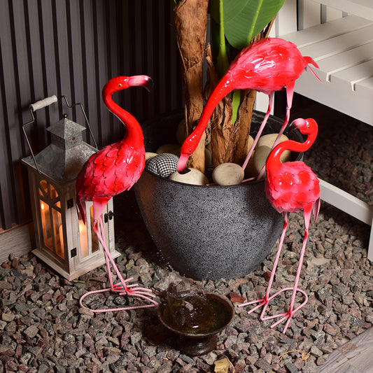 Flamingo set of 3