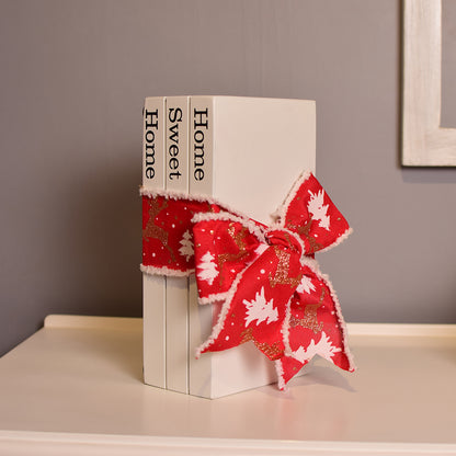 Home sweet Home christmas bookstack