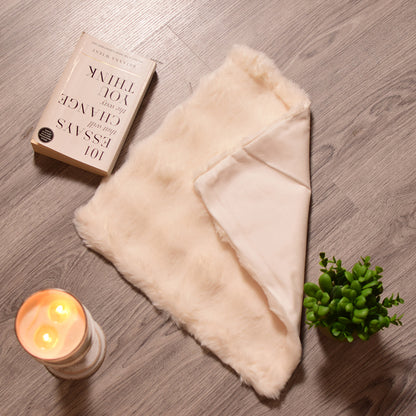 Beige Fur  Cushion