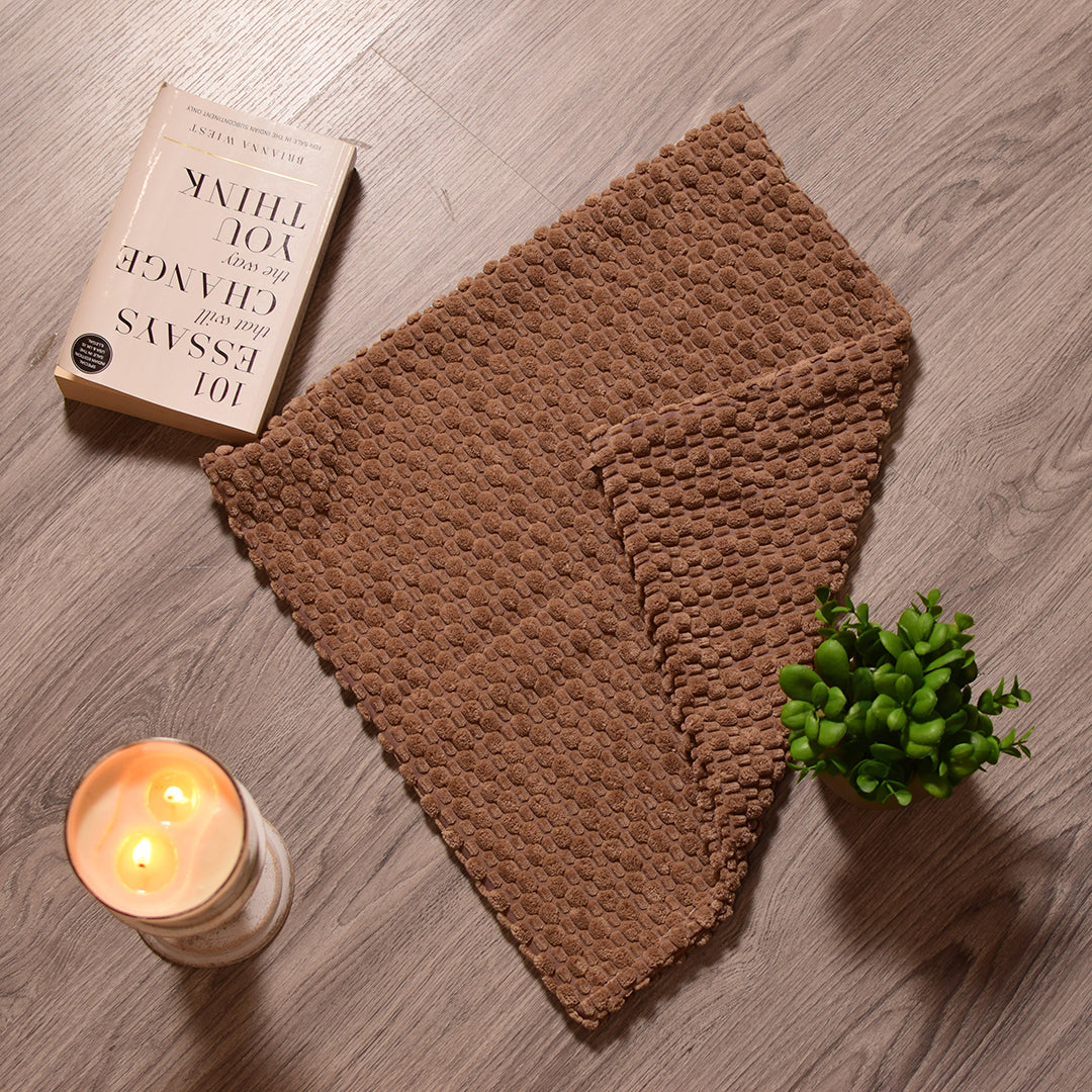 Brown velour Cushion