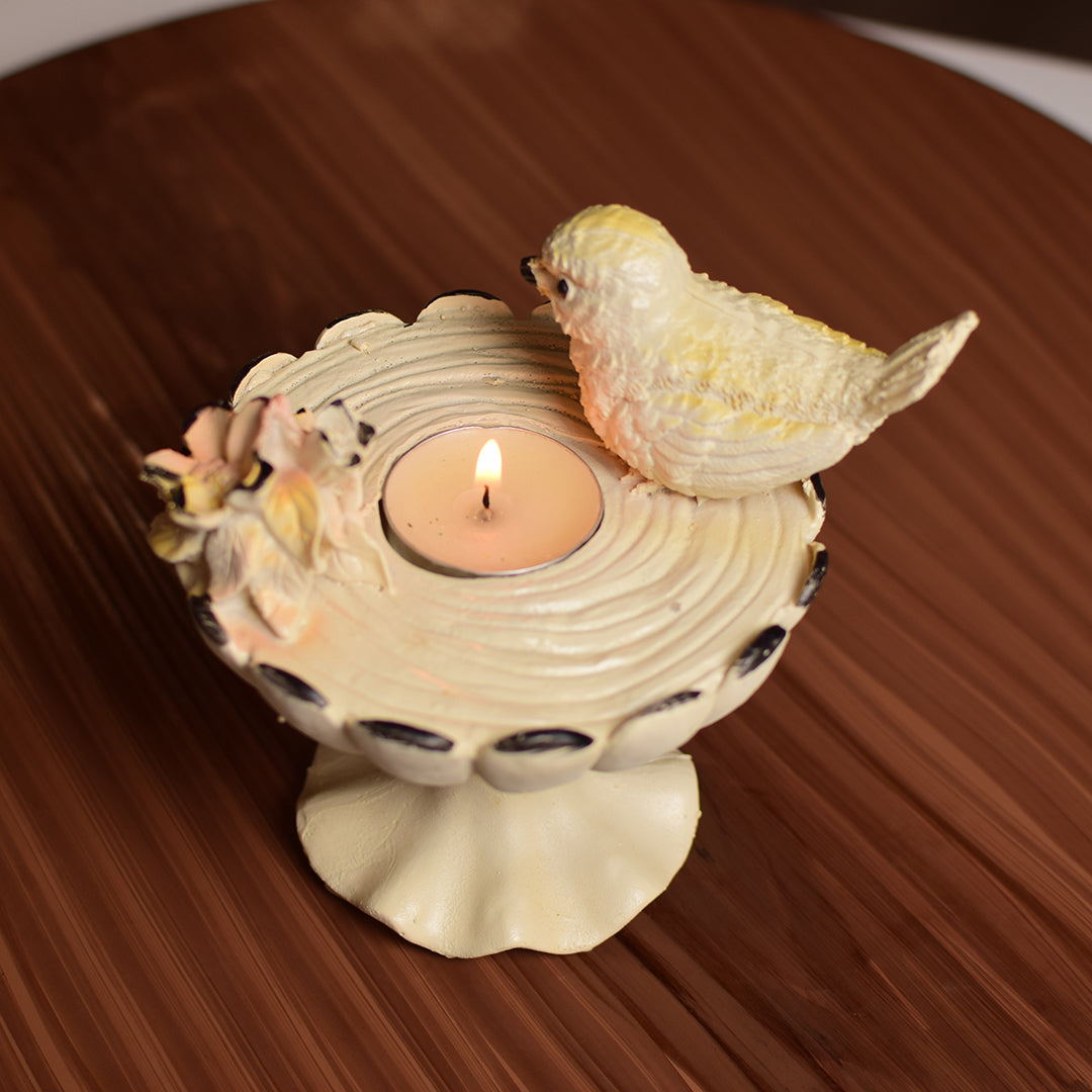 bird bath Candle holder
