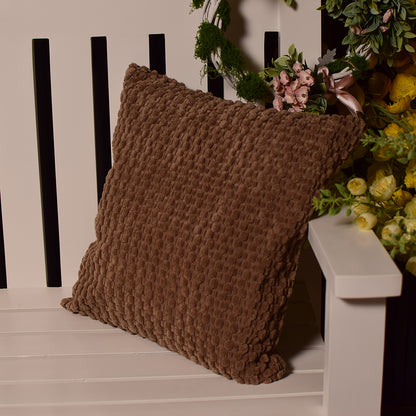 Brown velour Cushion