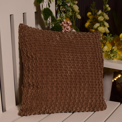 Brown velour Cushion