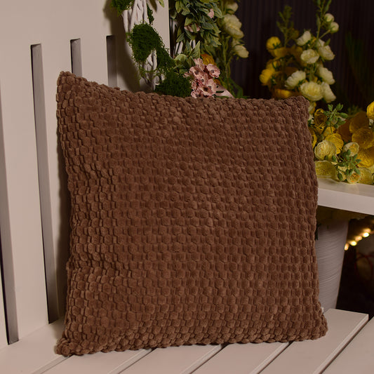 Brown velour Cushion